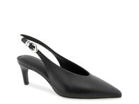 Lucia Pump Black Leather view