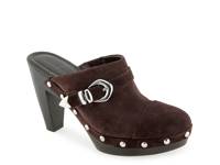 Priyan Platform Clog Mahogany Suede view