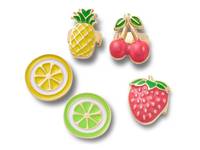 Miami Charms Enamel Fruit Jibbitz Set - 5 Pack Multicolor view