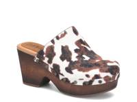 Linden Clog Cow Print view