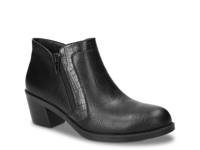 Bradley Bootie Black/Croc Print Trim view