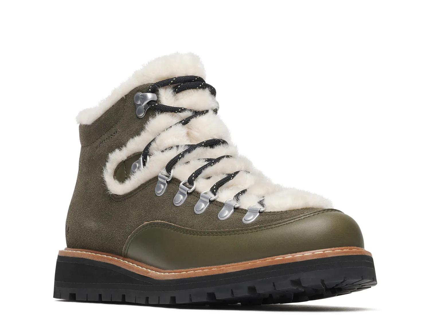 Merrell Sugarloaf Mid Waterproof Hiking Boot In Green
