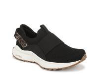 Jumpstart Knit Slip-On Sneaker Black Cheetah Print view