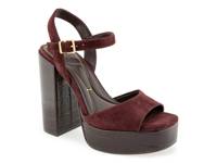 Parton Platform Sandal Red view
