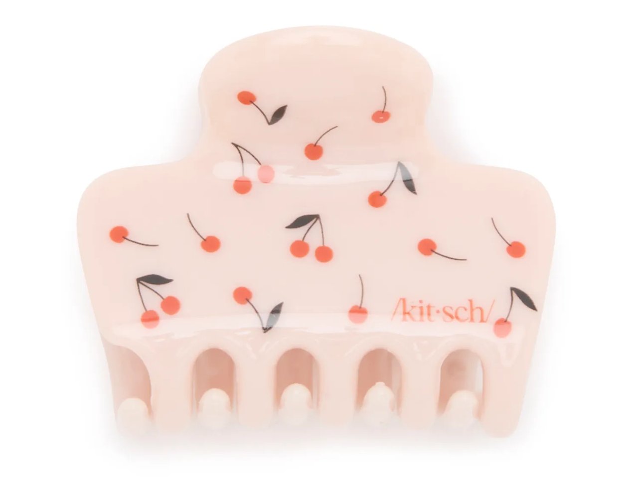 Medium Cherry Print Cloud Hair Clip