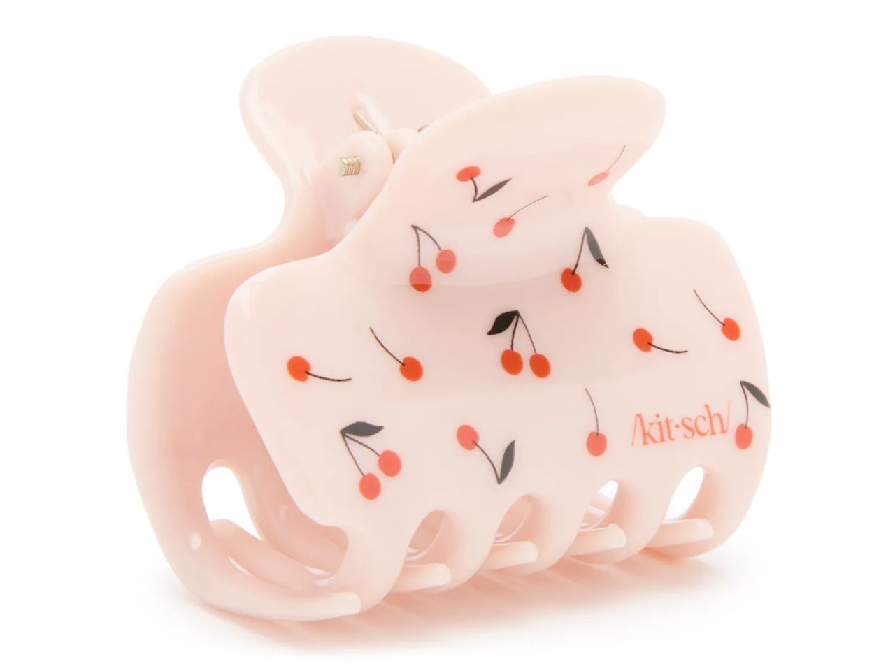 Medium Cherry Print Cloud Hair Clip