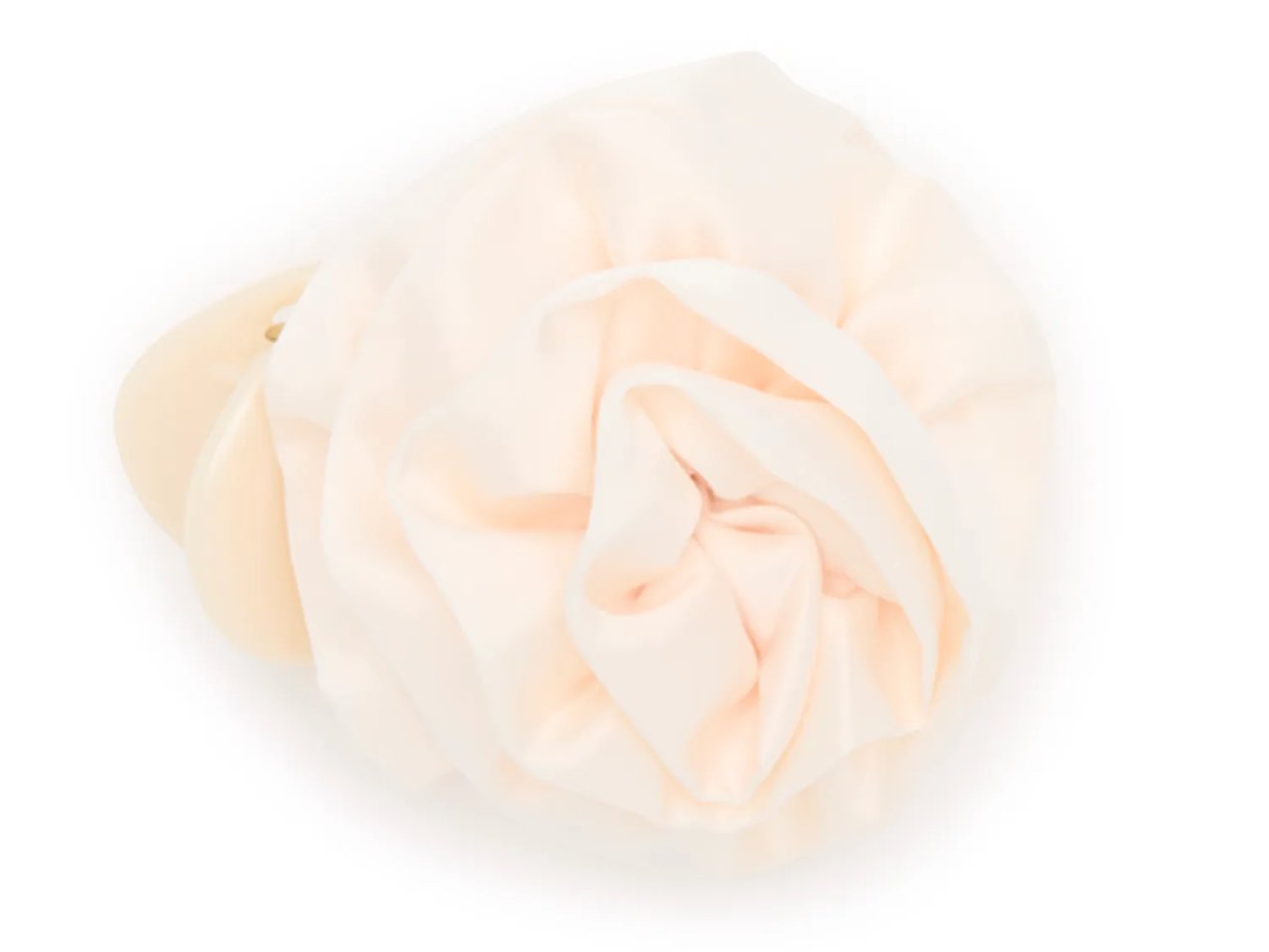 Satin Rosette Flat Hair Clip