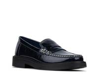Gaspar Penny Loafer Navy Patent view