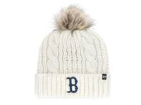 Boston Red Sox Meeko Pom Beanie White view