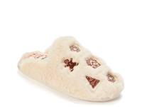 Holiday Fur Scuff Slipper - Women's Creme Brulee view