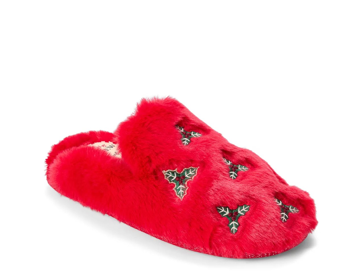 Holiday Fur Scuff Slipper - Women's