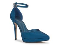 Willua Pump Blue Satin view