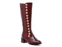 Wisdom Boot Wine Red Patent view