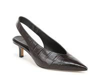 Beverly Pump Dark Brown Croc Print view