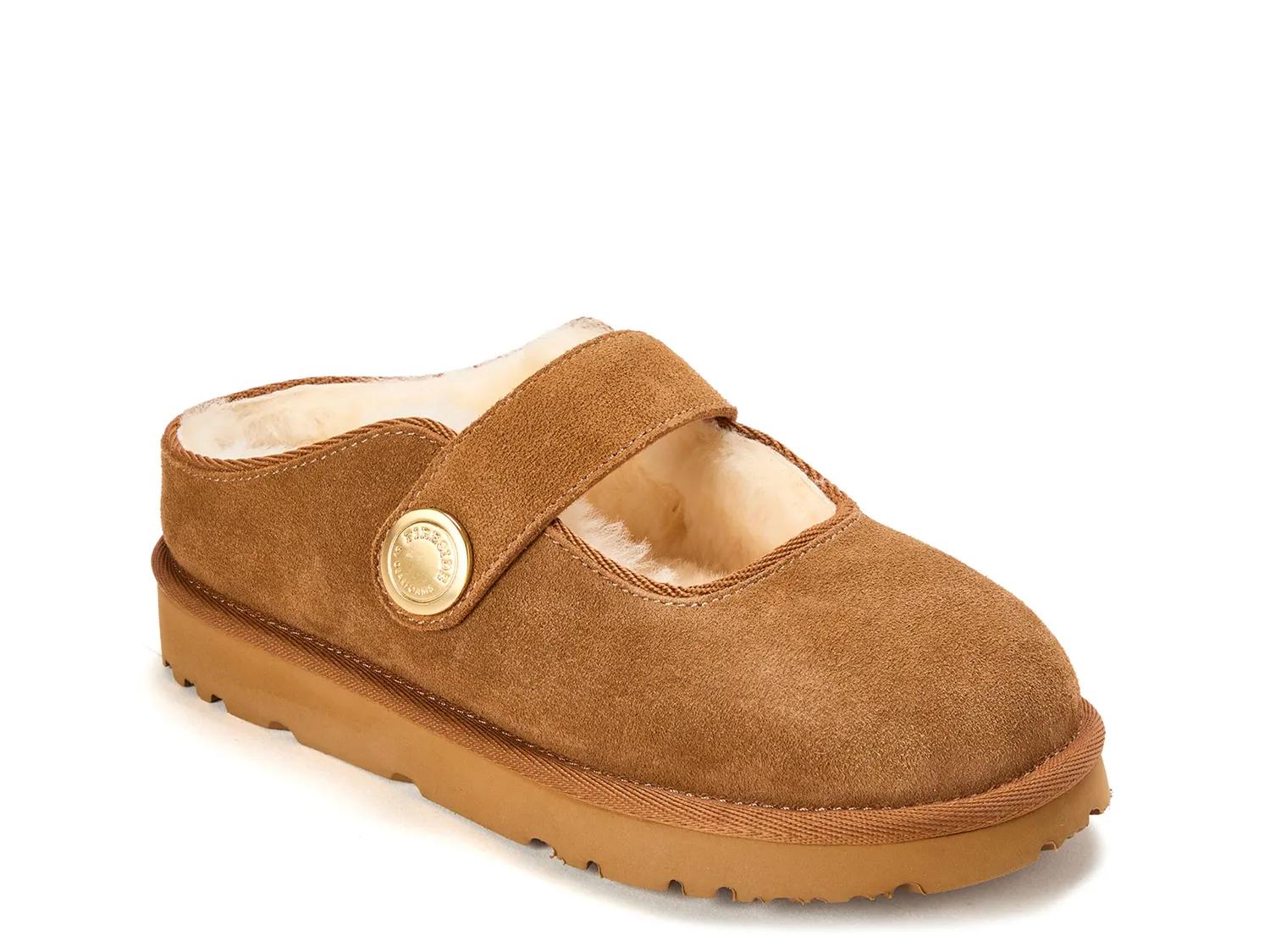 Fireside By Dearfoams Coin Mary Jane Slipper In Brown