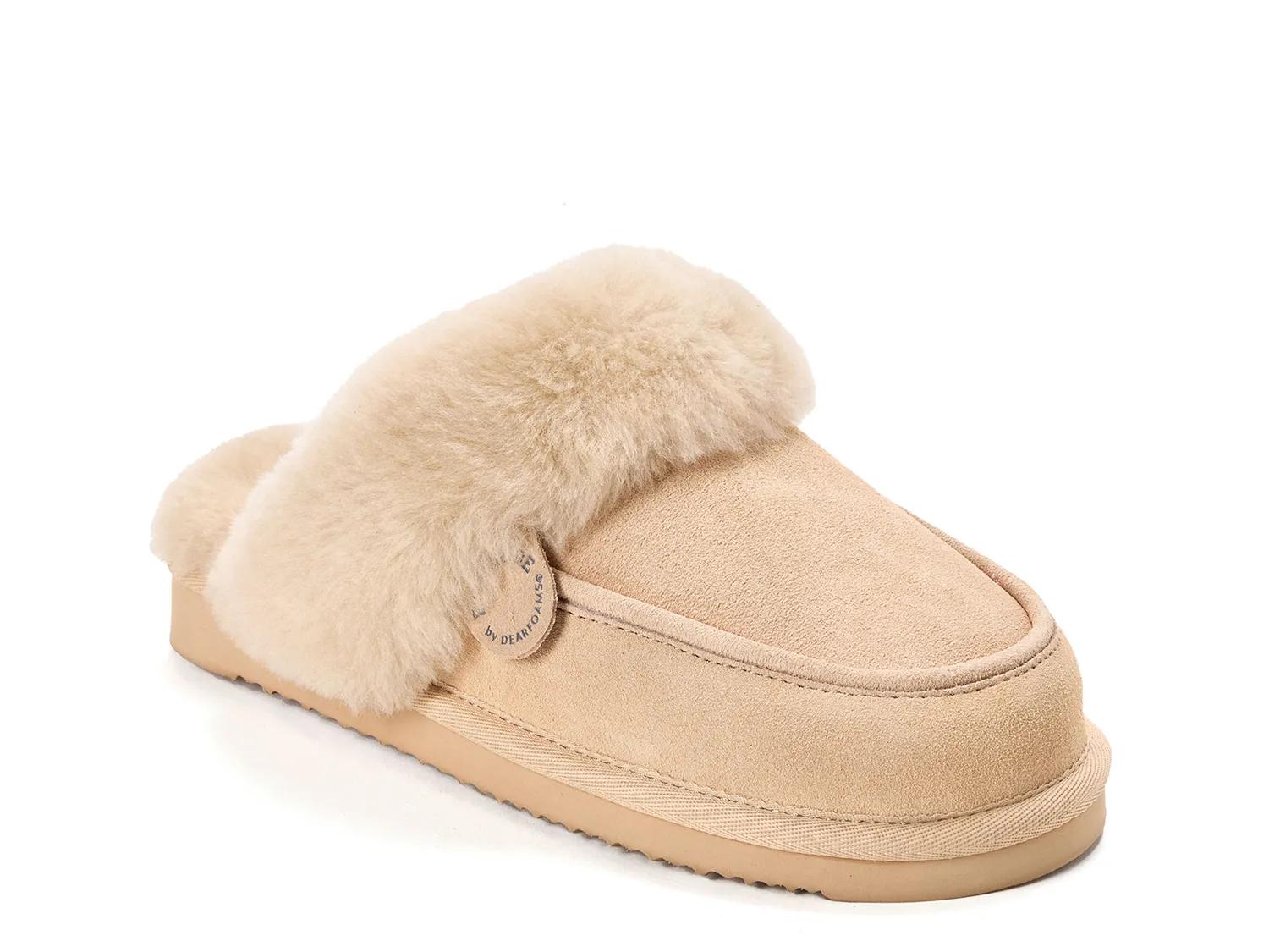 Fireside By Dearfoams Melville Scuff Slipper In Neutral