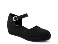 Gwyneth Wedge Pump Black view