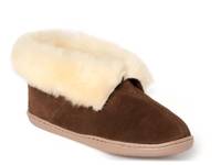 Sheepskin Bootie Slipper - Women's Chocolate Suede view