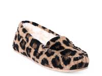 Cosi Venetian Slipper - Women's Brown Leopard Print Fabric view
