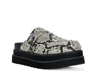 Billie Platform Clog Black/Off White Snake Print view