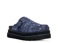 Billie Platform Clog Blue Denim view