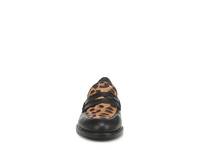 Alora Penny Loafer Brown/Black Leopard Print Fabric & Synthetic view