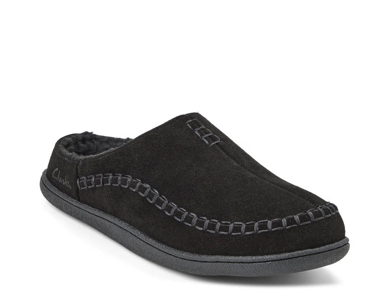 Suede Stitch Clog Slipper - Men's