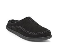 Suede Stitch Clog Slipper - Men's Black view