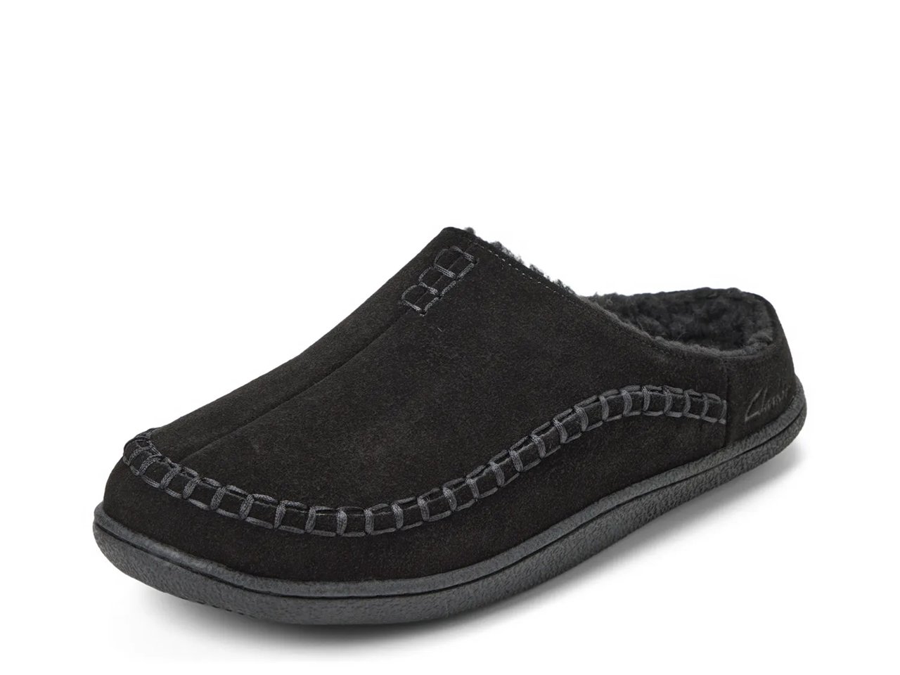 Suede Stitch Clog Slipper - Men's
