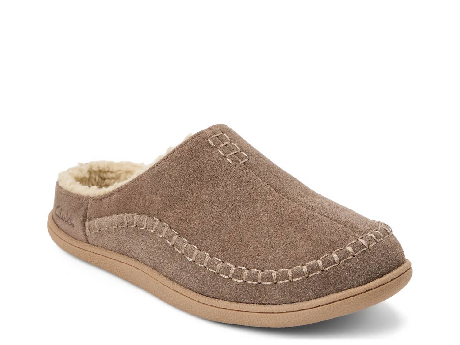 Suede Stitch Clog Slipper - Men's