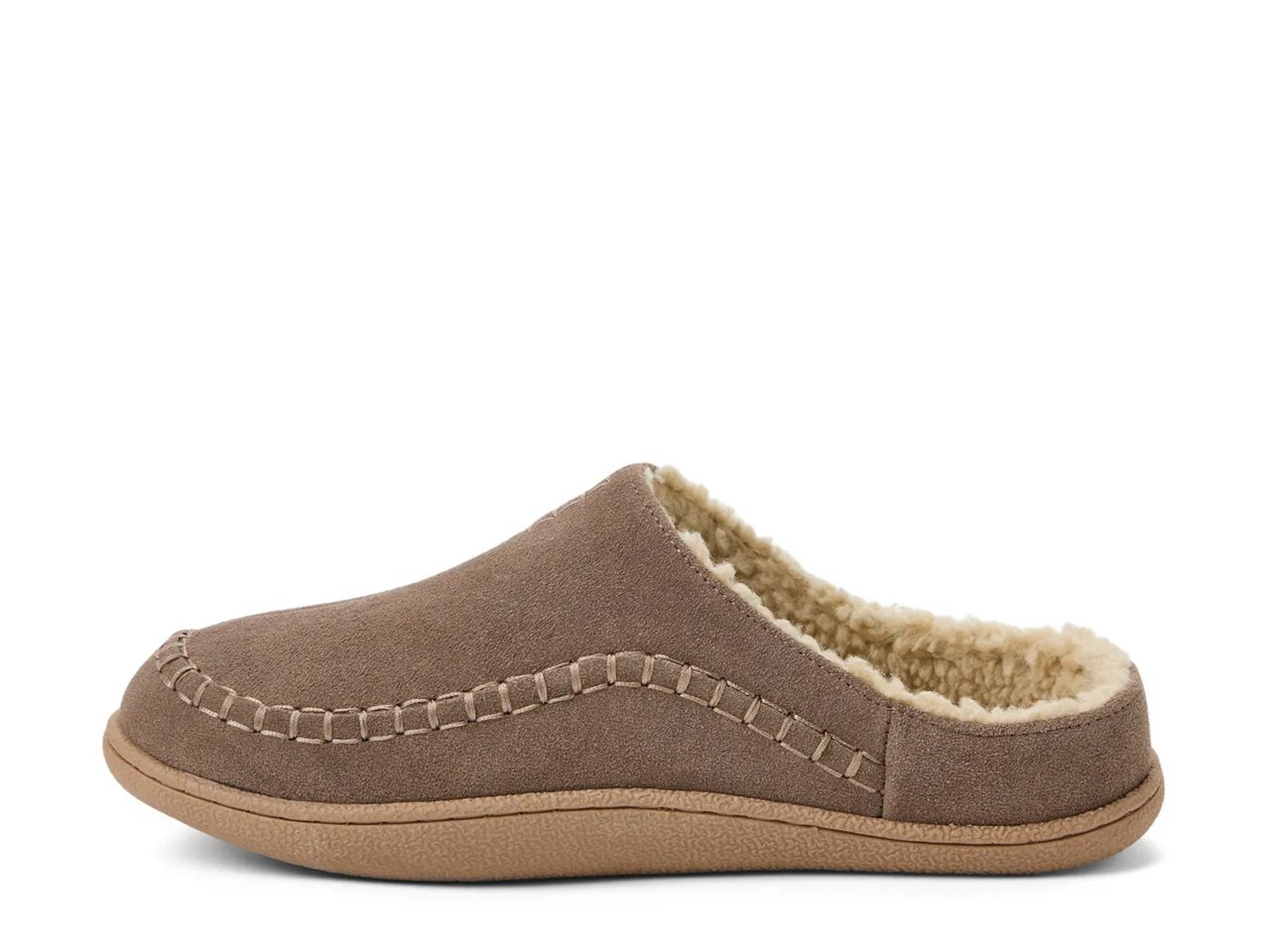 Suede Stitch Clog Slipper - Men's