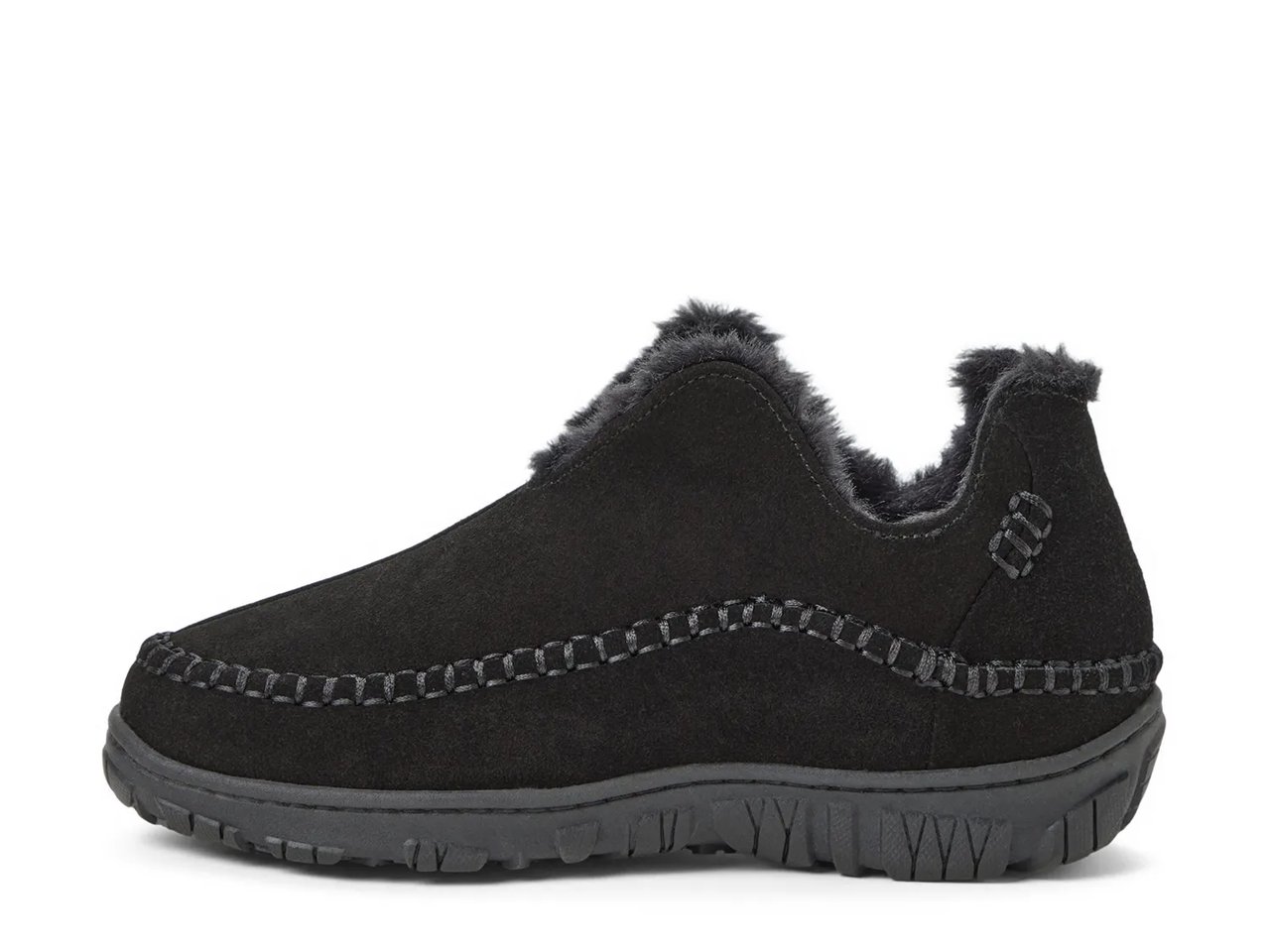 Suede Notched Slipper - Men's 