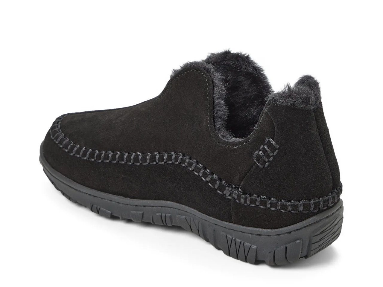 Suede Notched Slipper - Men's 