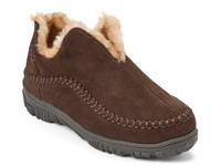 Suede Notched Slipper - Men's  Dark Brown view