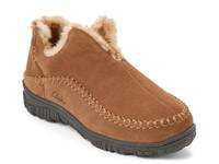 Suede Notched Slipper - Men's  Tan view