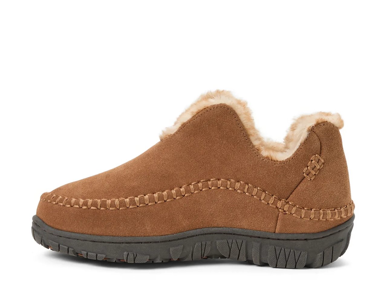 Suede Notched Slipper - Men's 