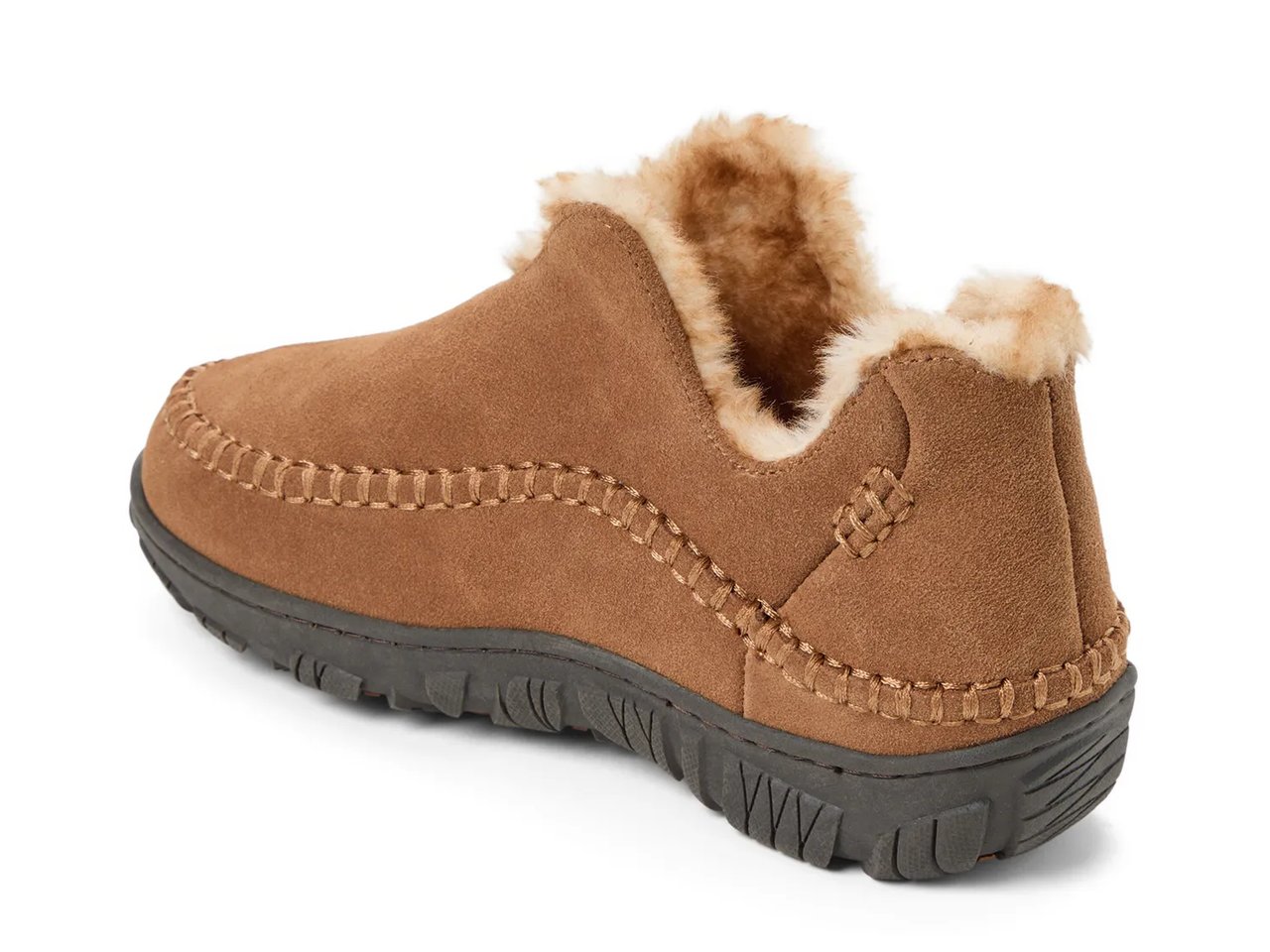 Suede Notched Slipper - Men's 