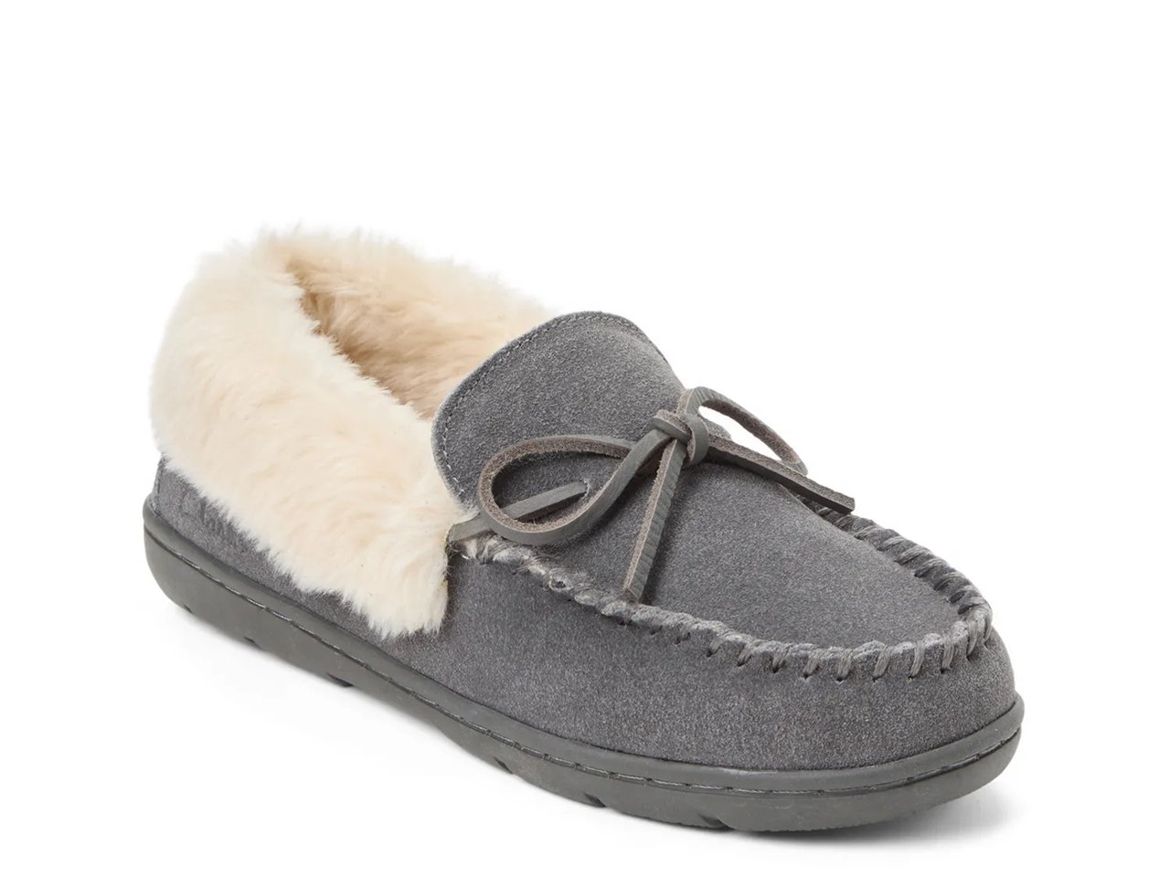 Suede Moccasin Slipper - Women's
