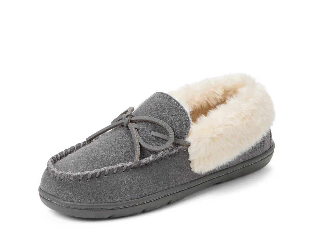 Suede Moccasin Slipper - Women's