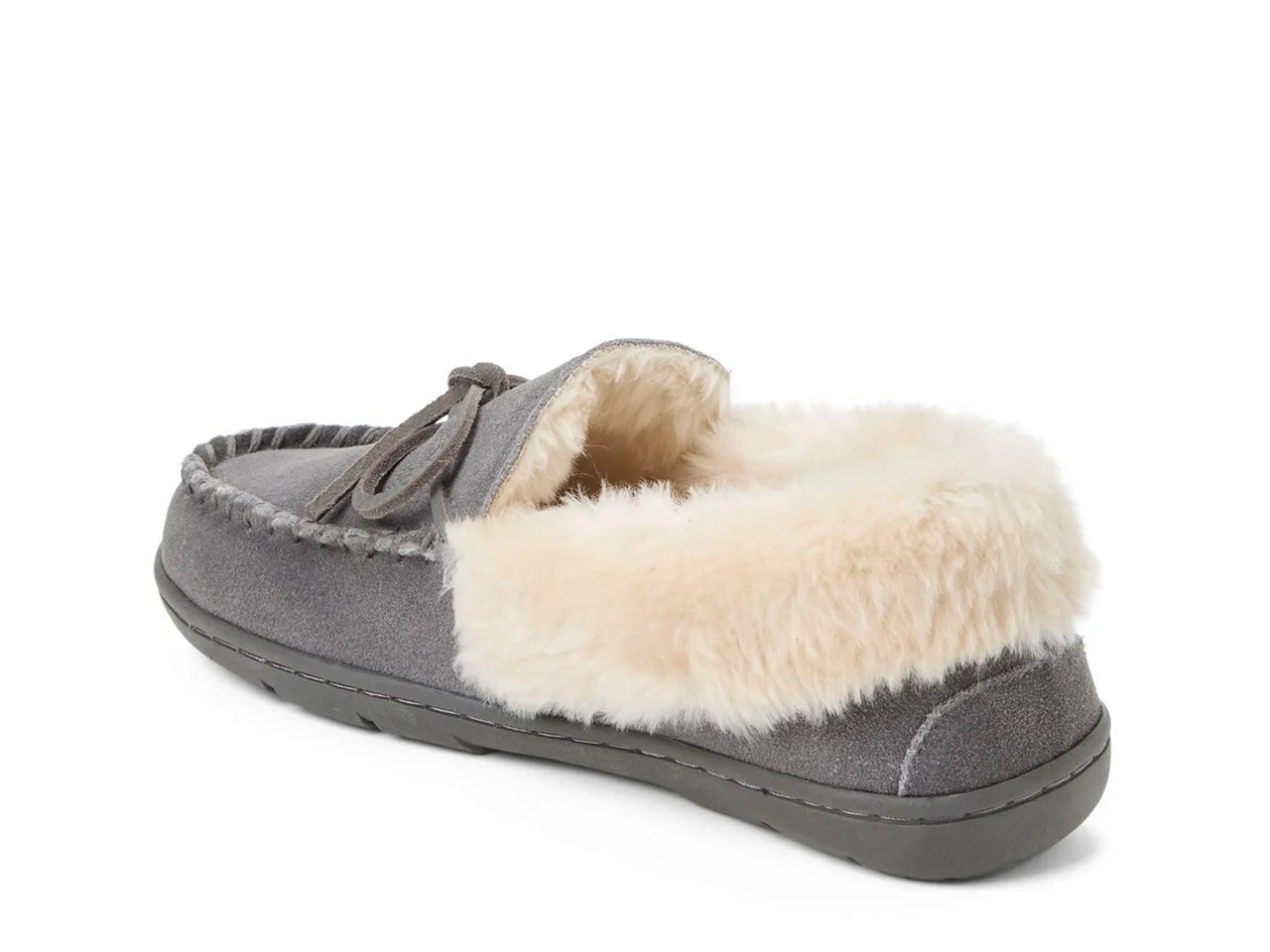 Suede Moccasin Slipper - Women's