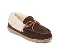 Suede Moccasin Slipper - Women's Chocolate view
