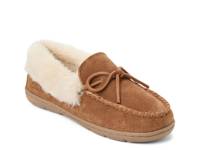 Suede Moccasin Slipper - Women's Cognac view