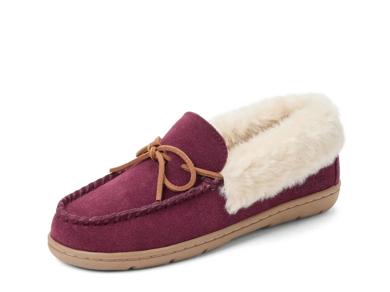 Suede Moccasin Slipper - Women's