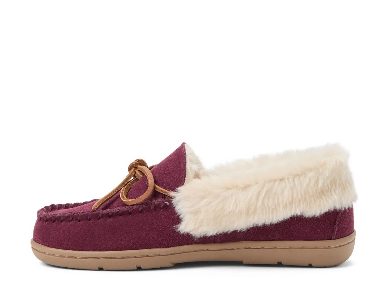 Suede Moccasin Slipper - Women's