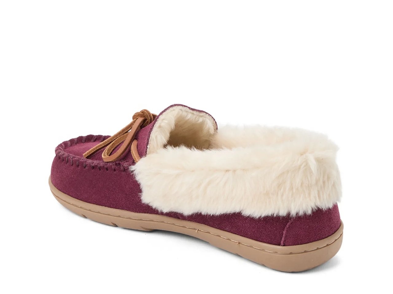 Suede Moccasin Slipper - Women's