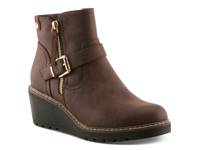 Droven Wedge Bootie Dark Brown view