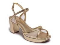 Celeste Platform Sandal Gold Metallic view
