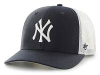 New York Yankees Trucker Baseball Cap Navy/White view