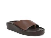 So-Fly Platform Thong Sandals Dark Brown view