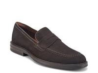 Ofrey Penny Loafer Dark Brown Suede view
